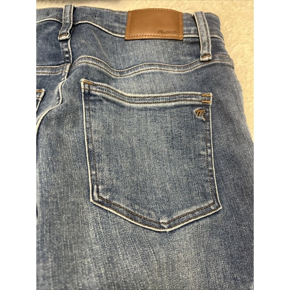 Madewell Blue Denim 9" Mid-Rise Skinny Jeans Womens Casual Medium Wash Size 26 - Picture 16 of 16